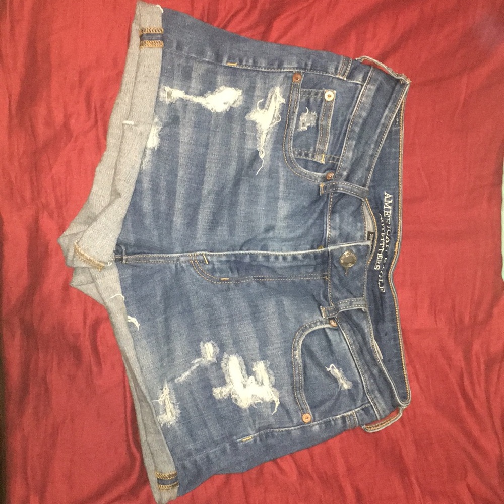 american eagle jean shorts